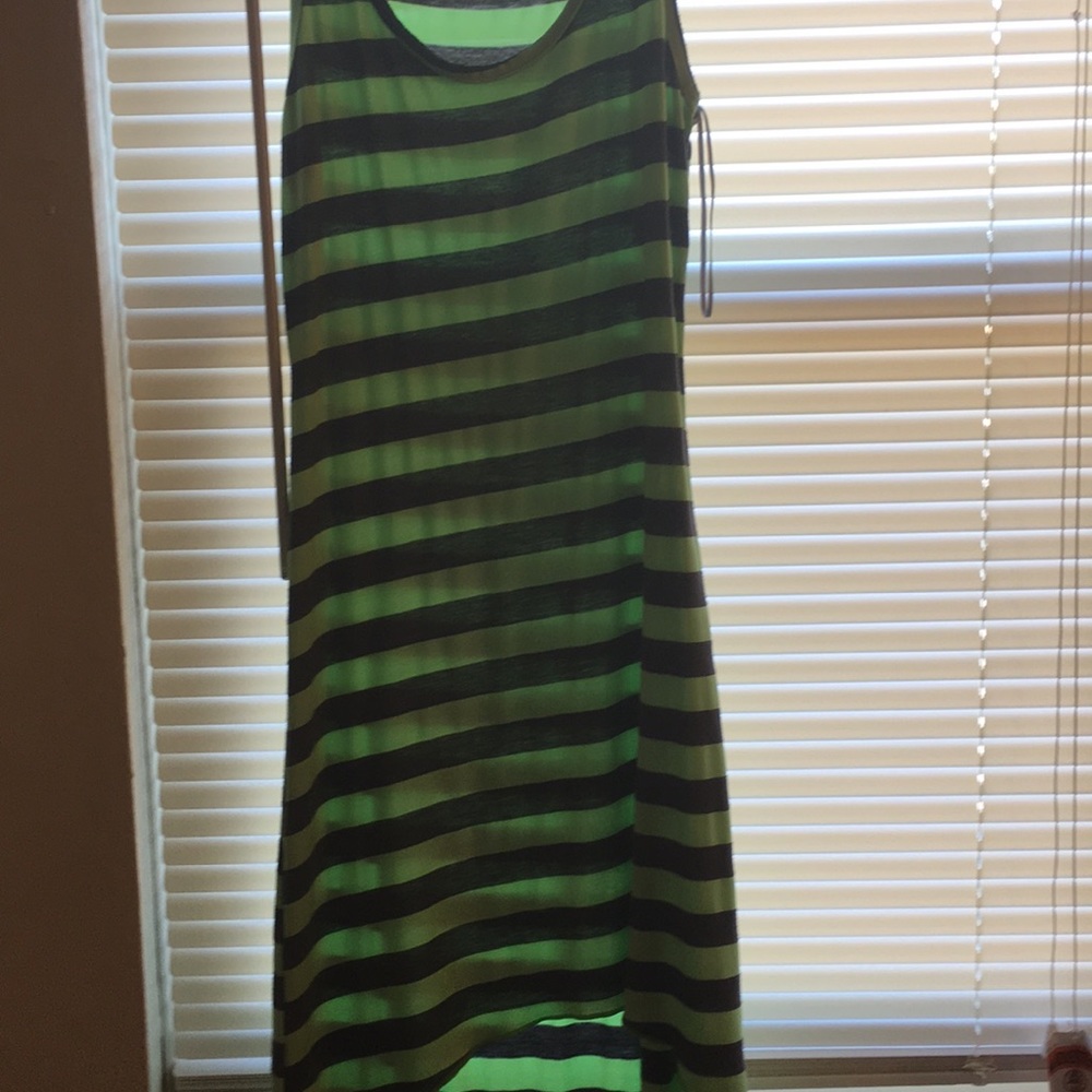 Nice green and black summer dress